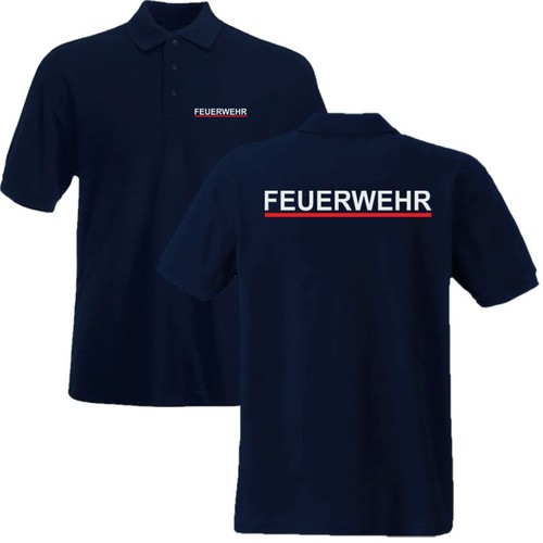 Feuerwehr poloshirt druck - feuerwehr,