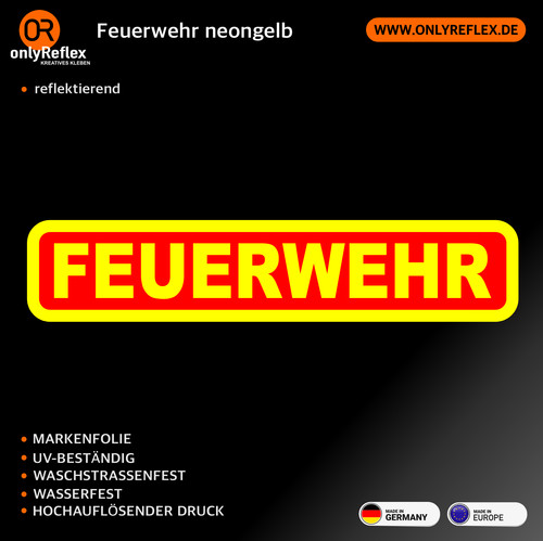 Feuerwehr neongelb - ,