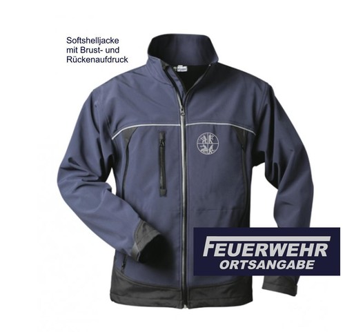 Feuerwehr softshell jacke mit - feuerwehr,
