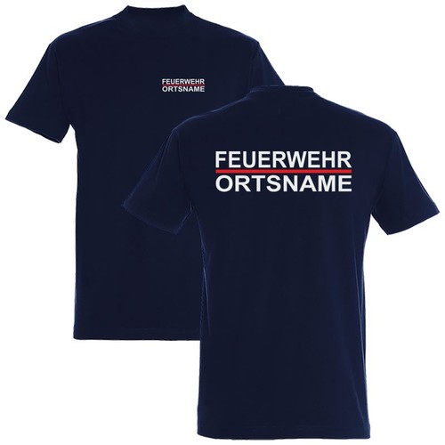 Feuerwehr shirt druck - druck, roter