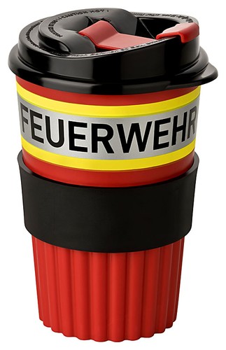 Kaffee becher feuerwehr - to-go,