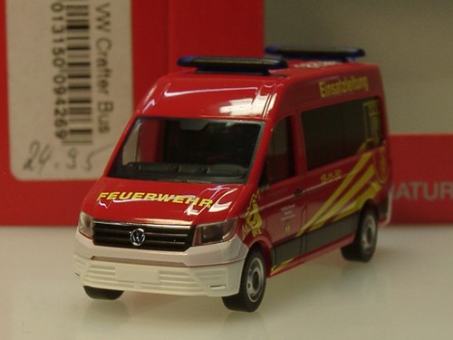 Herpa crafter elw feuerwehr - vw,