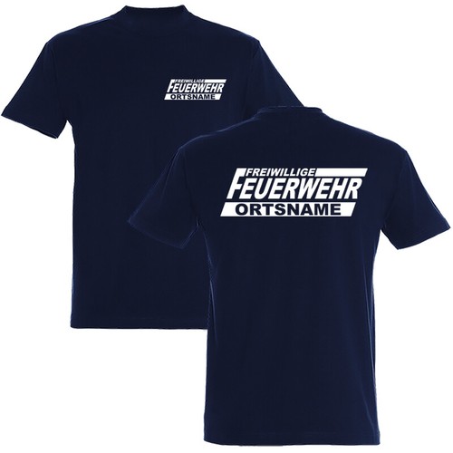 Feuerwehr shirt beidseitg - feuerwehr, t-shirt