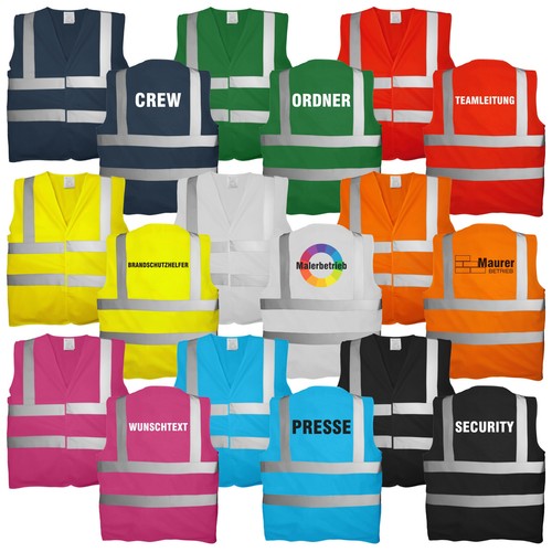 Warnweste mit logo motiv - mit,