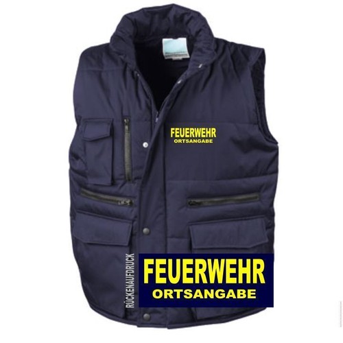 Feuerwehr weste bodywärmer - weste, /