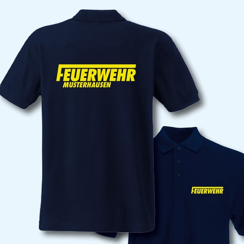Polo shirt feuerwehr ortsname - polo-shirt,