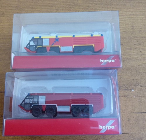 Herpa airport feuerwehr - 2x,